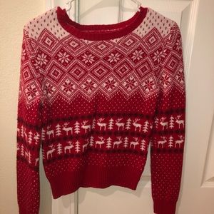 Warm Red Christmas Sweater